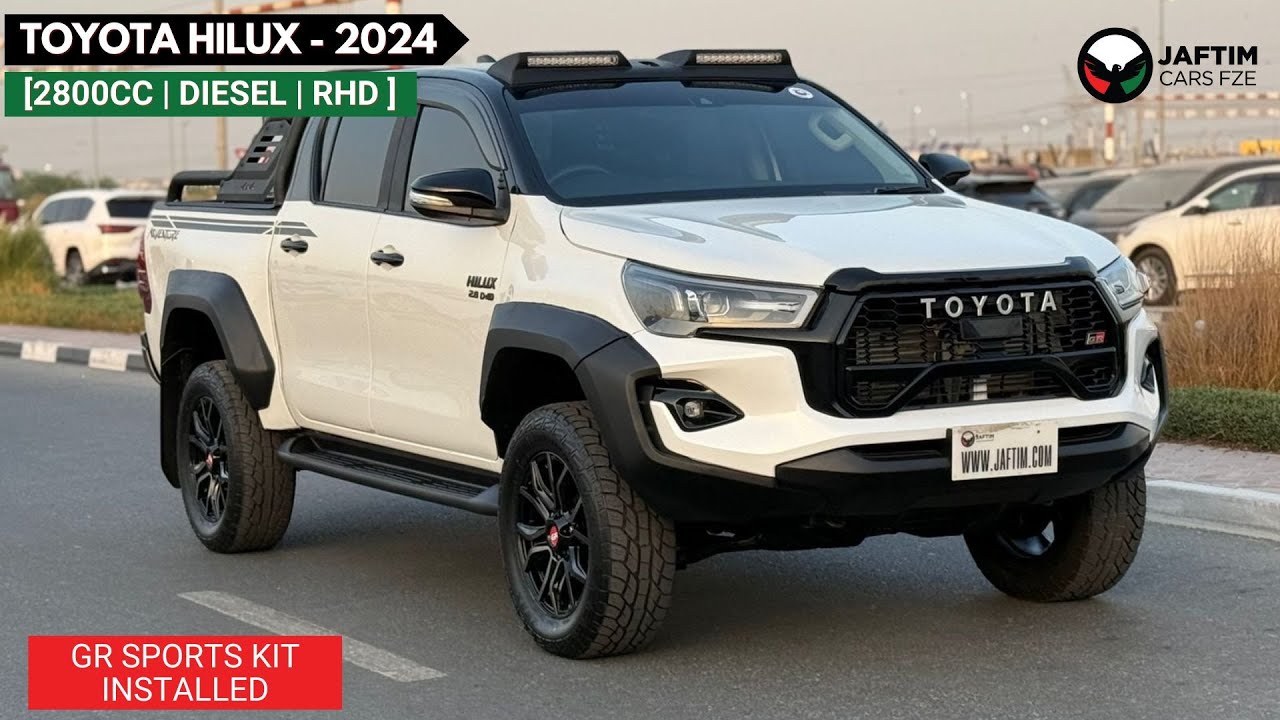 Toyota Hilux GR SPORTS KIT | DOUBLE CABIN | RHD | AUTOMATIC | 2.8L DIESEL | LEATHER + LED ROOF LIGHTS video