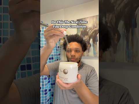 Deep conditioning with heat is chefs kiss #type4hair #deepconditioning #afro