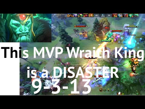 This MVP Wraith King is a DISASTER! 9 Kills 13 Assists. Over Power Build Dota 2 7.30 Gameplay.