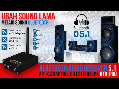 Bluetooth Audio Receiver 5.1 aptX Adaptive HiFi Stereo PX BTR-Pro #bluetoothaudio