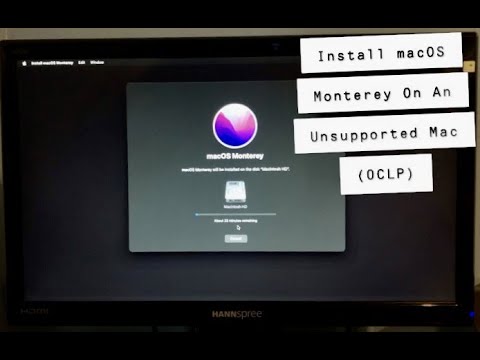 Install macOS Monterey On An Unsupported Mac (OCLP)