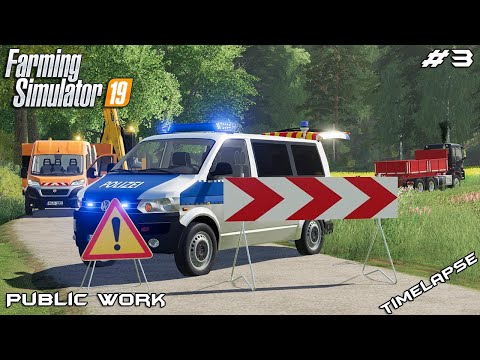 Emergency - cleaning and slide | Public Work Stappenbach | Farming Simulator 19 | Episode 3