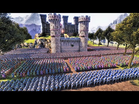 Giant Ogres & Parasite Zombies Bring Absolute Destruction to Castle - BATTLE SIMULATOR