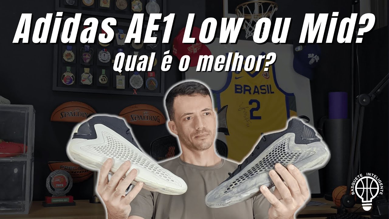 ADIDAS AE 1 LOW OU AE 1 MID? Qual é o melhor tênis de basquete da Adidas?