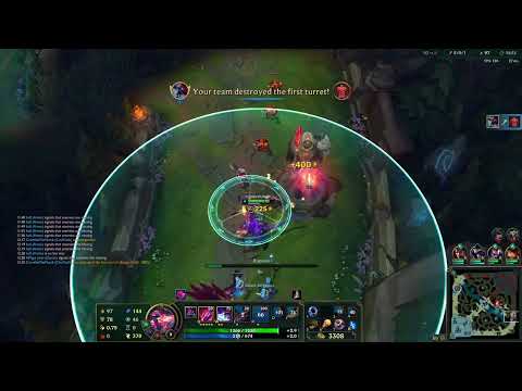 Cho'gath Annie vs Xayah Miss Fortune bot Masters 13.4 (W) 12/3/6