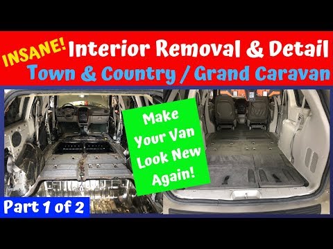 Interior Removal & Detail Pt 1   Grand Caravan  Town & Country