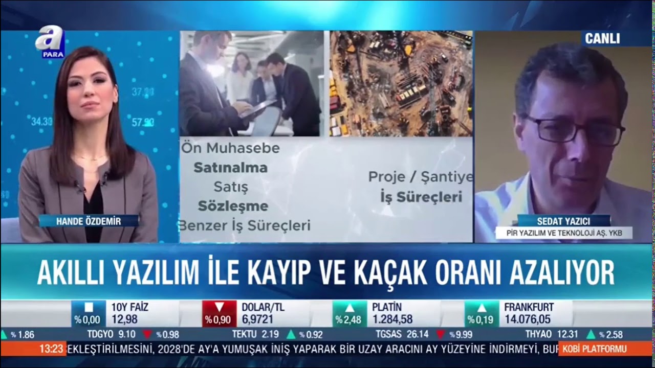 PİR Yazılım ve Teknoloji AŞ. YKB Sedat Yazıcı, A Para "KOBİ Platformu" Programına Konuk Oldu
