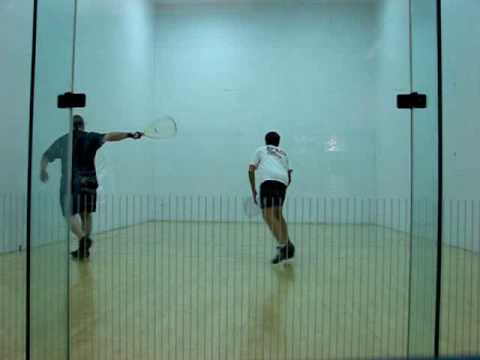 How to Play Racquetball - Cutting off the Lob Z