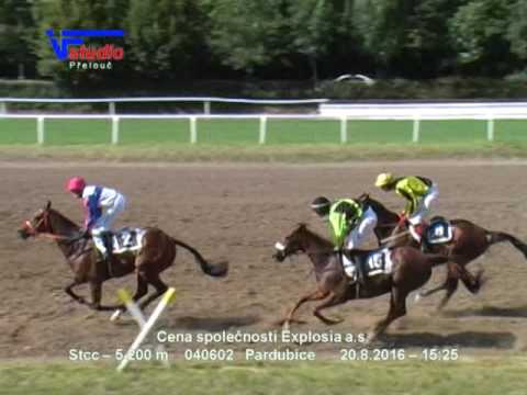 20. 8. 2016 - 5. dostih - Cena společnosti Explosia a.s.