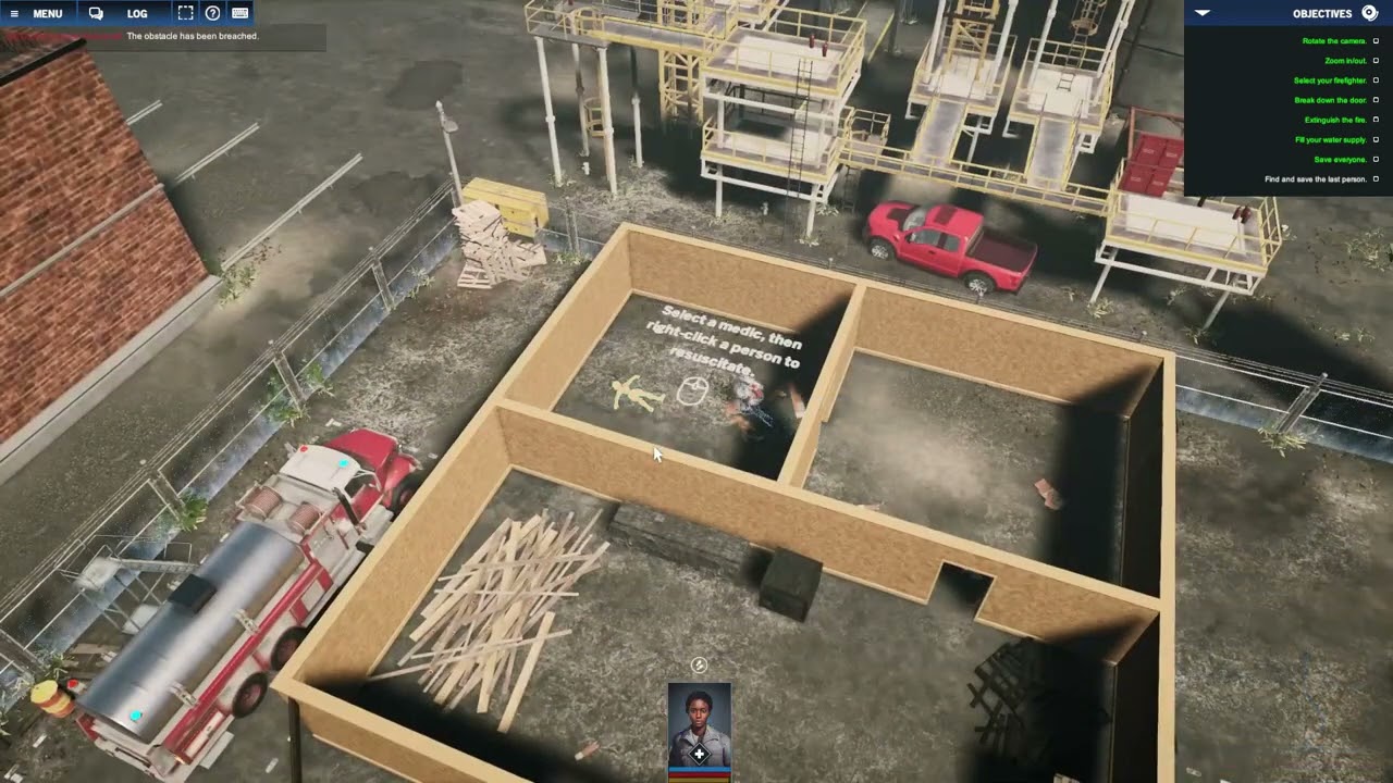 Fire Commander - Tutorial and 1st mission