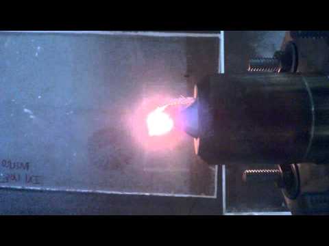 Mesoscale Hybrid Rocket Aerospike Nozzle (Test 6, View 2)