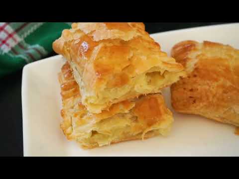 Potato, Cheese and Onion Pasty with Puff Pastry - quick, easy and delicious!