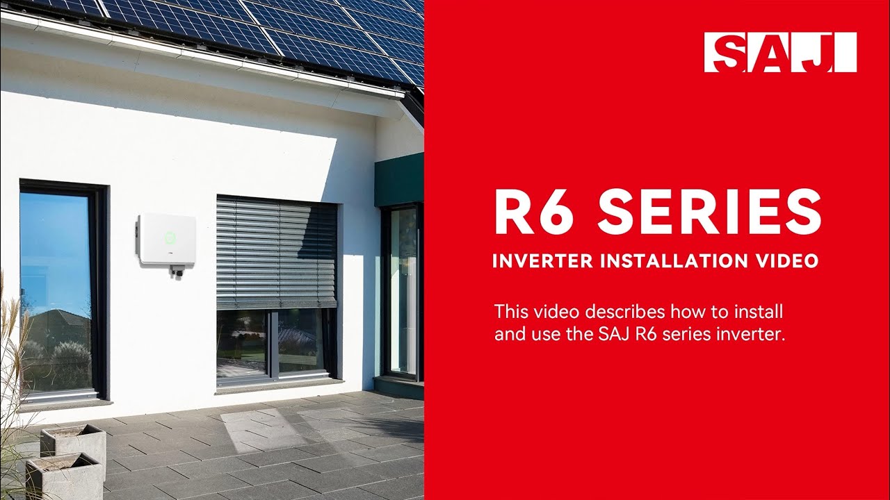 SAJ R6 Installation Tutorial