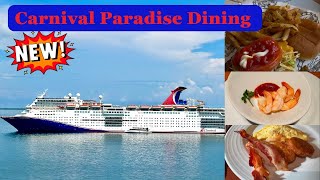 Carnival Paradise Food Guide, Foods that YOU can get for FREE onboard this fun Cruise Ship! Let's GO