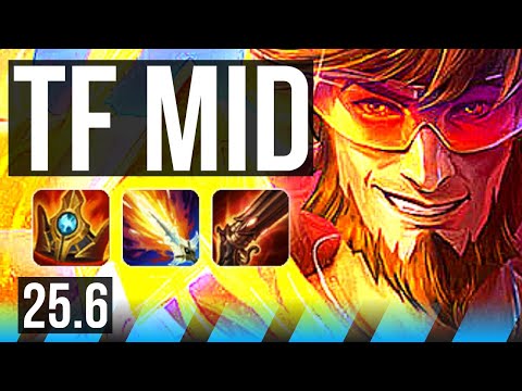 TWISTED FATE vs TRISTANA (MID) | EUW Master | 25.6