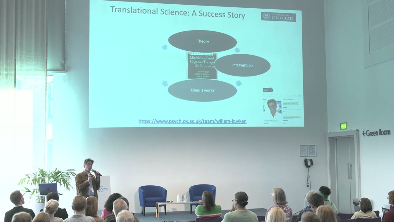 Mindfulness for Life, with Prof Willem Kuyken