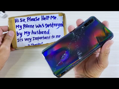Destroyed Phone Restoration - Restore Samsung Galaxy A50 Cracked | Rebuild Broken Phone