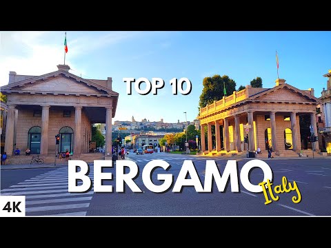 10 BEST THINGS TO DO in Bergamo Italy  (4k) 🇮🇹