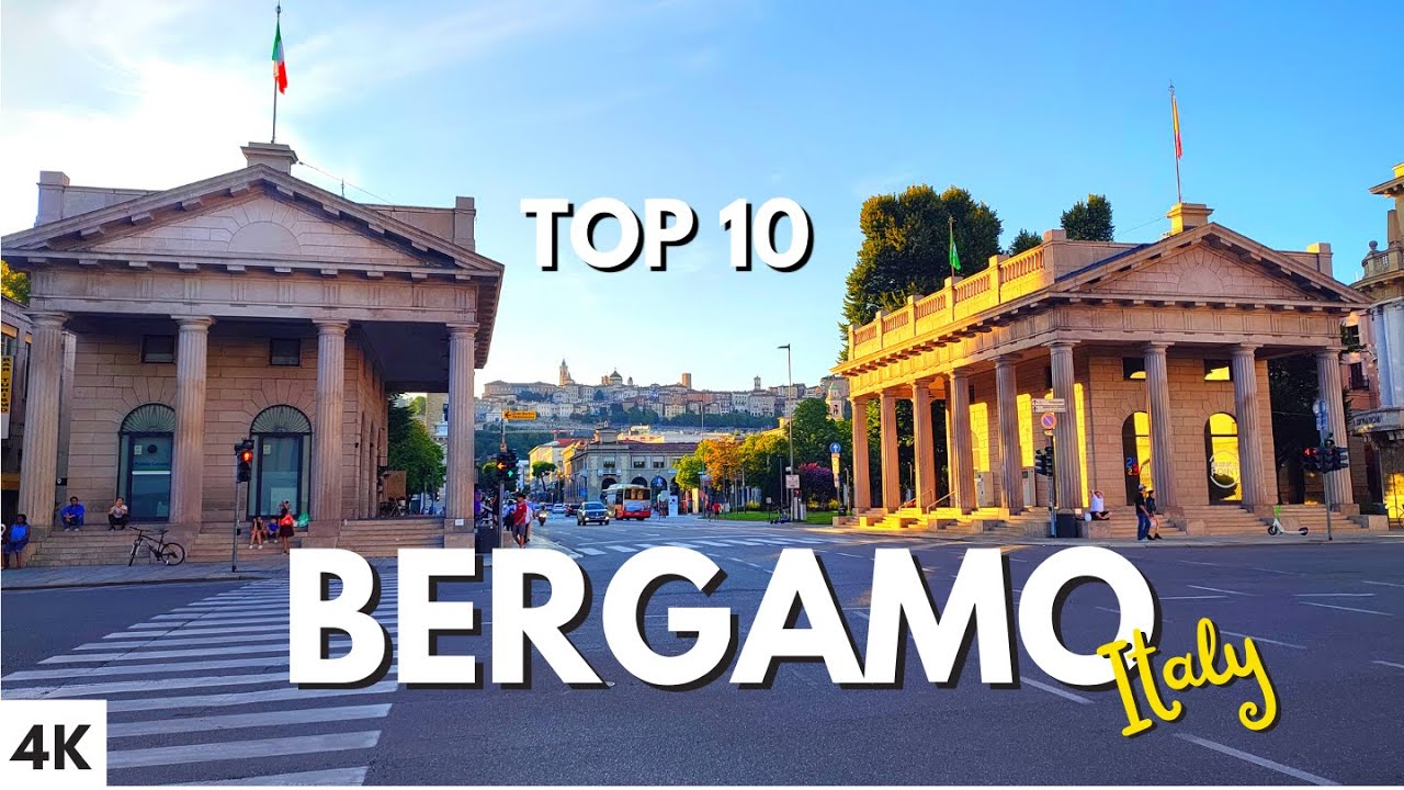10 BEST THINGS TO DO in Bergamo Italy  (4k) 🇮🇹