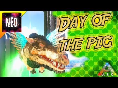 Day of the Pigs - Daeodon Taming - S4 E30 [ Ark Survival Gameplay ]
