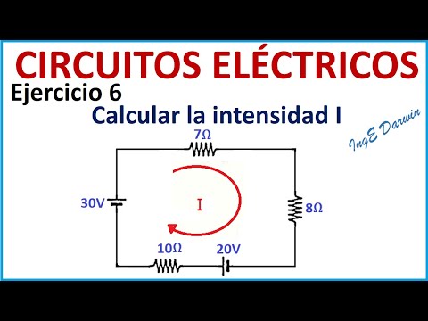 Series Circuit Analysis with Two Voltage Sources | Exercise 6