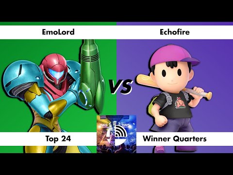 The Wifi Series #32: Top 24 - Winner Quarters: EmoLord (Samus) vs Echofire (Ness)