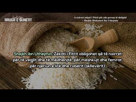 A nxirret zekati i Fitrit për çdo person të shtëpisë – Shejkh Muhamed ibn Uthejmin