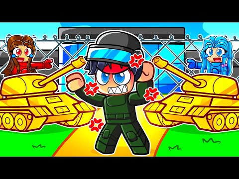 Andy Is FURIOUS In His $954,456 MILITARY BASE In Roblox WAR TYCOON!