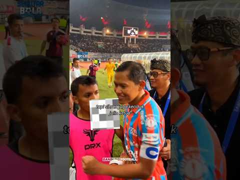 adam alis pun jadi korban ketengilan sihran saat setelah laga persib vs garudayaksa!!