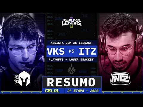 RESUMO: KEYD x INTZ | DUELO de GIGANTES! | CBLOL: Playoffs DIA 4 - 2ª Etapa 2023 | Ilha das Lendas