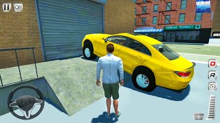 Mercedes CLS 53 Car Simulator #2 - Yellow Sports Car Driving - Android Gameplay