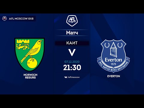 AFL20. England. Premier League. Day 12. Norwich Resurs - Everton.