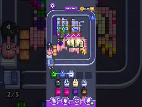 Pixel Flow Level 600 Walkthrough