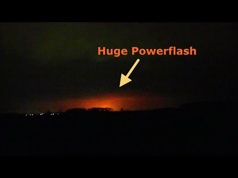 Severe Squall Line with Shelf Cloud, Power Flashes, and Lightning - 3/6/2022