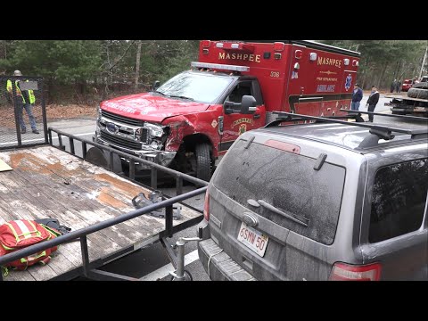 Mashpee ambulance with patient onboard involved in multiple vehicle crash    multiple patients
