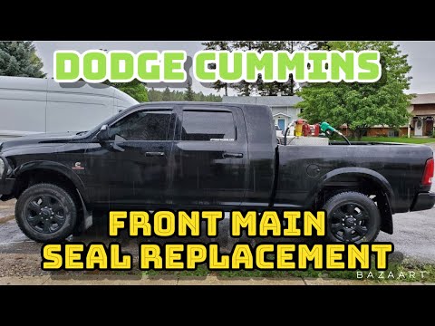 Dodge Cummins front main seal replacement - The easy way!!!