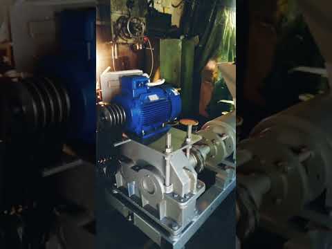 Запуск и прокатка маслопресса серии ПХП перед отгрузкой