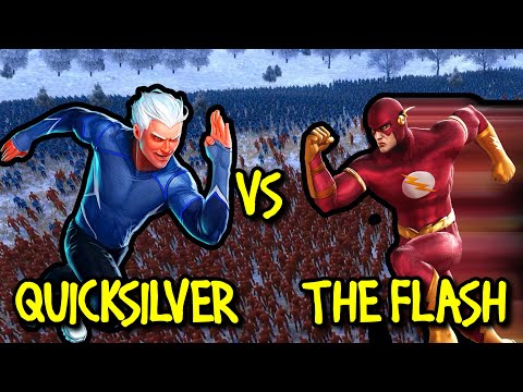 5,000 QUICKSILVER vs 5,000 THE FLASH | Ultimate Epic Battle Simulator