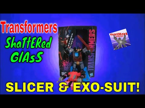 Transformers Shattered Glass Slicer and Exo-suit - GotBot True Review NUMBER 1032