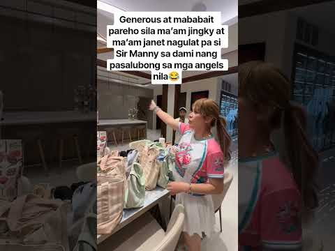 Daming pasalubong ni ma'am Jingky #pacquiao