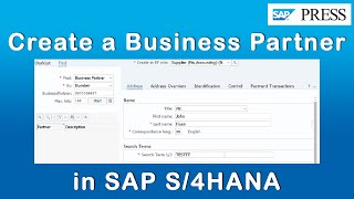 How to Create a Business Partner in SAP S/4HANA
