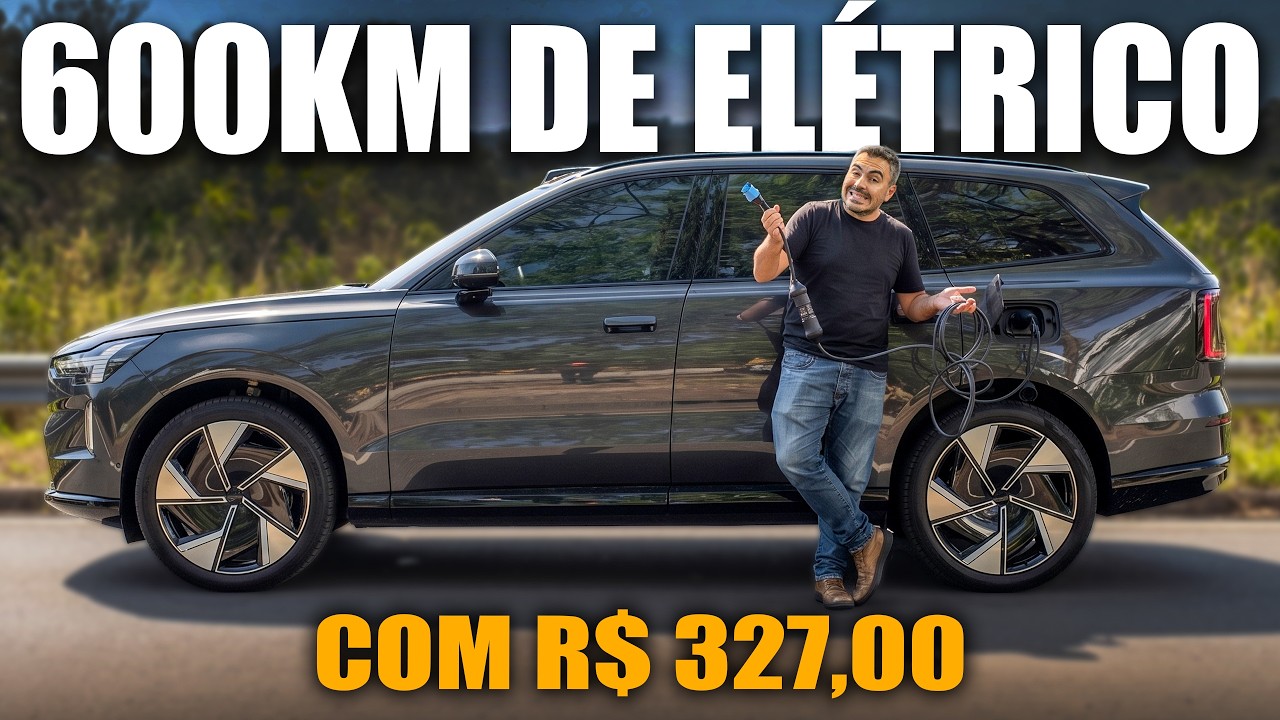 Como é viajar com o Volvo EX90? Teste real de autonomia na estrada