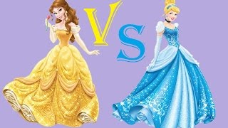 Princess Rap Battle - Cinderella VS Belle (Sarah Michelle Gellar &amp; Whitney Avalon) - LYRICS