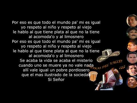 El esqueleto - Diomedes Díaz (Letra)