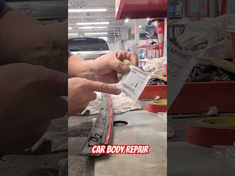 Adhesive promoter. Car body Repair Denting and painting #auto #car #collisionrepair #automobile