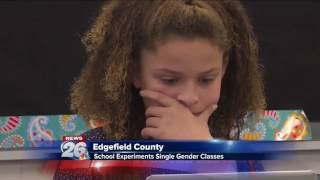 SCHOOL EXPERIMENTS WITH SINGLE GENDER CLASSES