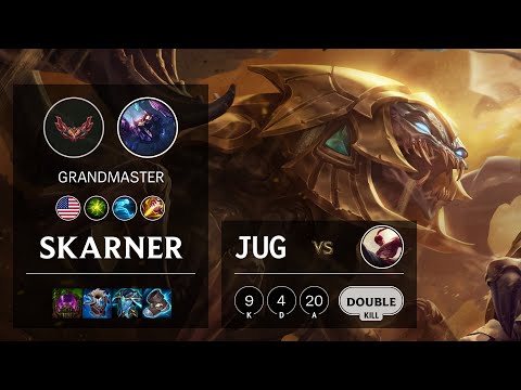 Skarner Jungle vs Lee Sin - NA Grandmaster Patch 12.2