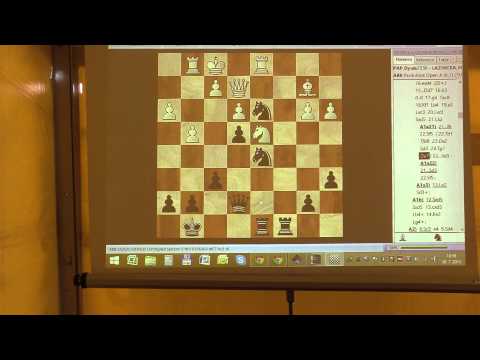 A 7.20. GM Konstantin CHERNYSHOV  - IM Vojtěch ZWARDOŇ  0 - 1