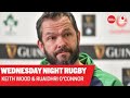 WEDNESDAY NIGHT RUGBY Keith Wood And Ruaidhri O Connor