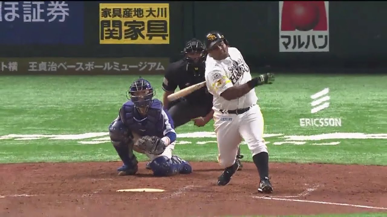 主砲の一発。福岡ソフトバンク・デスパイネ選手が4号本塁打！